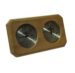 Sauna Thermometer and Hygrometer Cedar