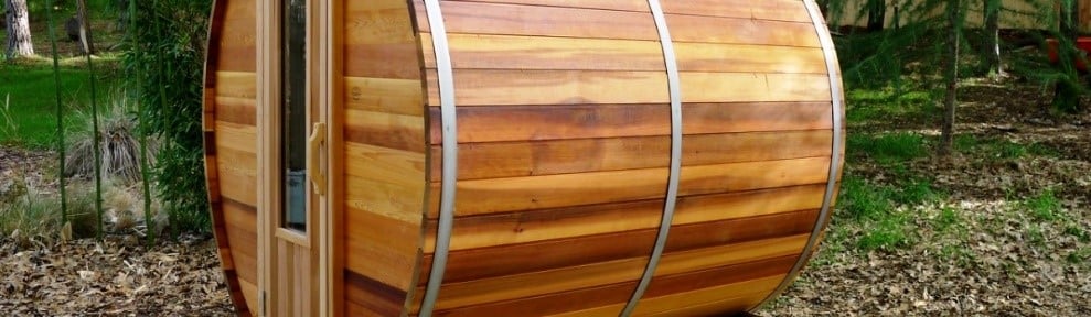 Long-Lasting Barrel Sauna