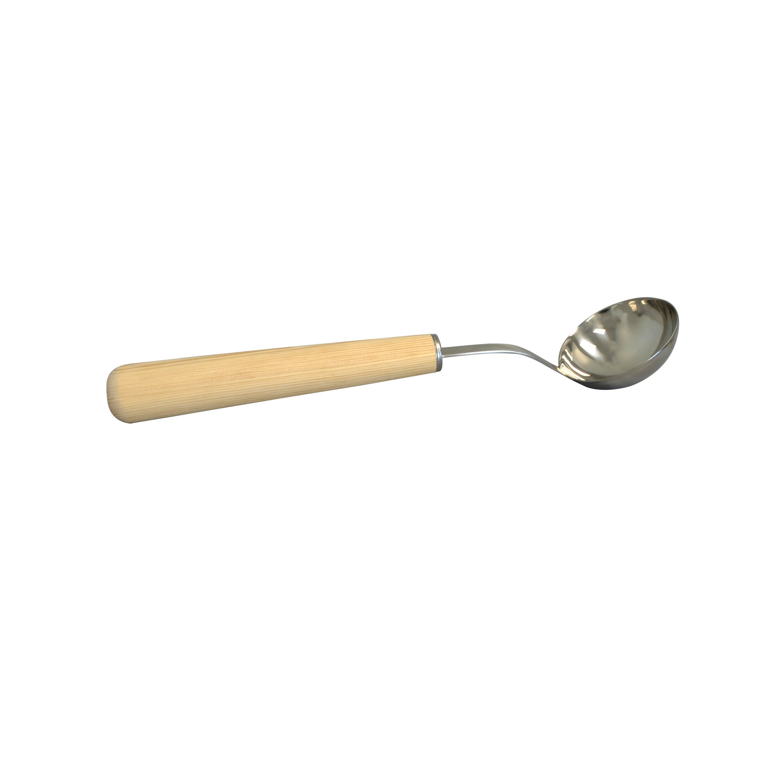 Stainless Steel Sauna Ladle - Pine Handle