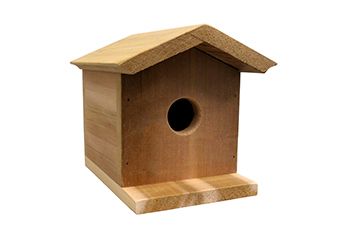 Handcrafted Cedar Bird House - 100% Western Red Cedar