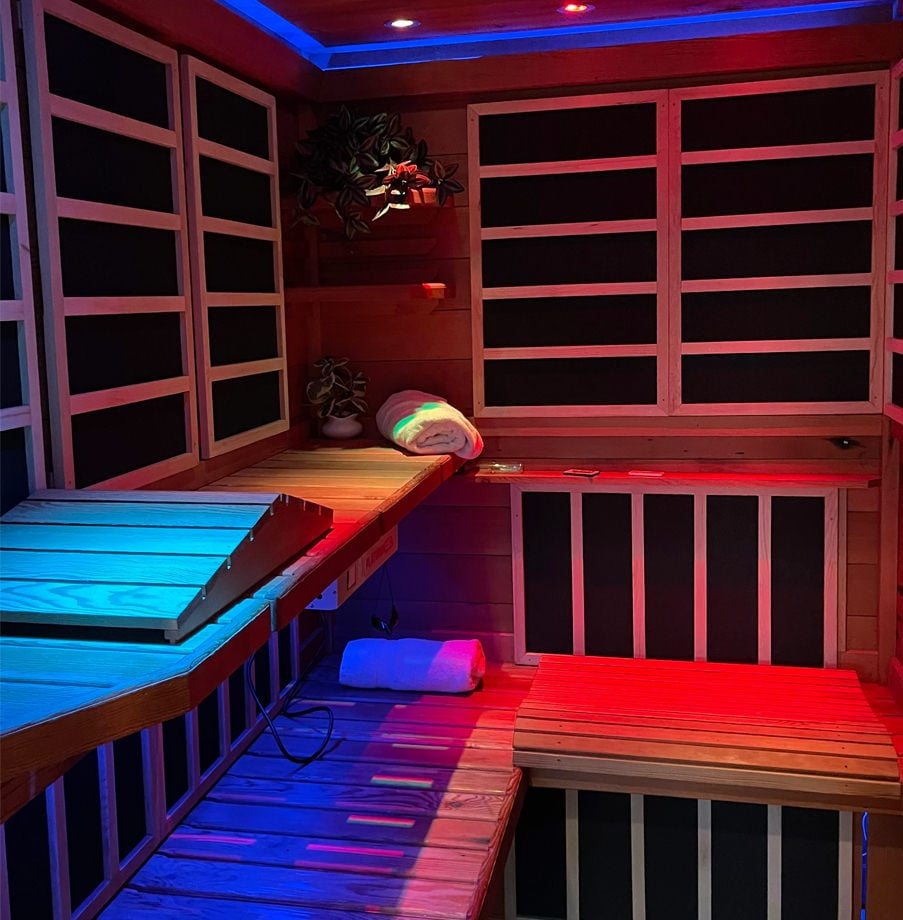 Infrared sauna heater