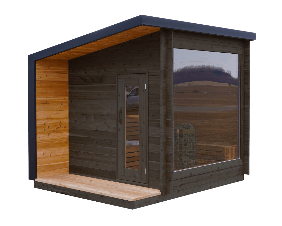 Glass Front Sauna Room 