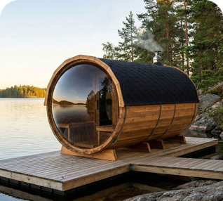 Value Line Cedar Barrel Saunas