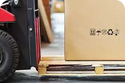 Packaged cedar sauna parts