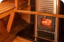 Protective sauna heater guard