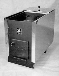 Large Wood Fired Sauna Heater with Water Storage Tank