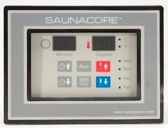 Digital Sauna Controller Timer with Aux Controls 220V