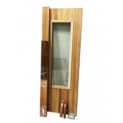 Insulated Cedar Sauna Door with Window