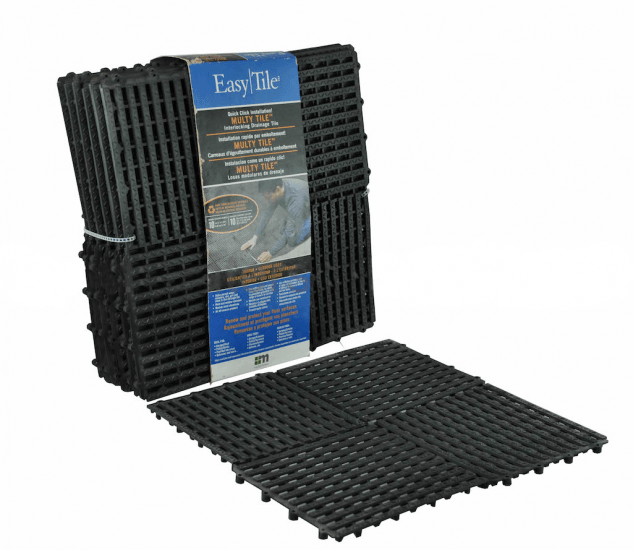 Interlocking Drainage Tiles for Pools and Saunas