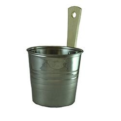 Steel Sauna Bucket - 3.5 Liters