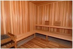 Vertical Sauna Walls