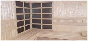 IR sauna corner