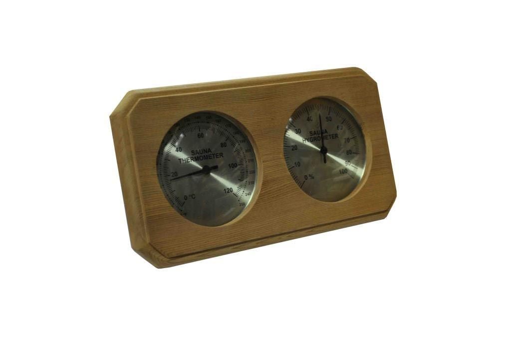 Sauna Thermometer and Hygrometer Cedar Northern Lights Cedar Saunas