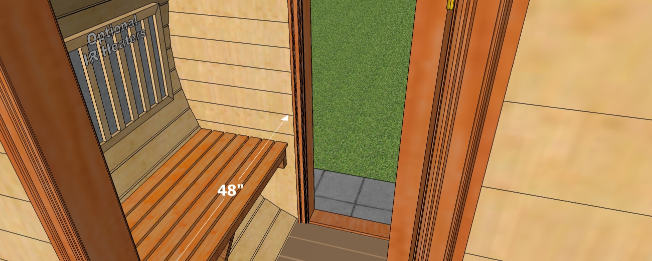 12 Foot Barrel Sauna With Full Change Room Sauna12ft Change Room