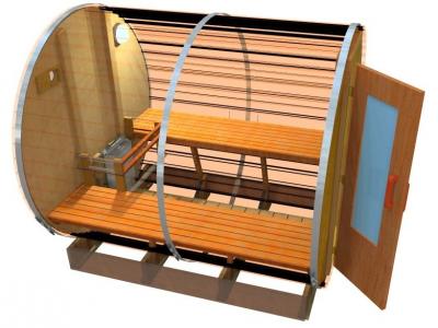 Interior Image Of Outdoor Sauna
