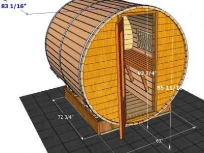 Outside Dimensions Of 7 Sauna