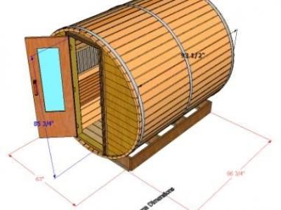 Outside Dimensions Of 8 Sauna