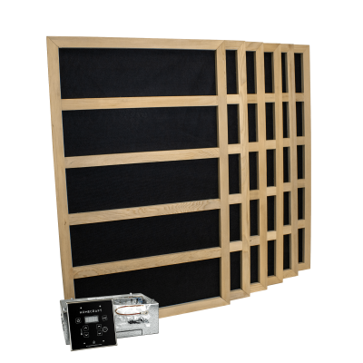 Infrared Sauna Heater Package - Digital Controller - 1800 WATT - 240VAC