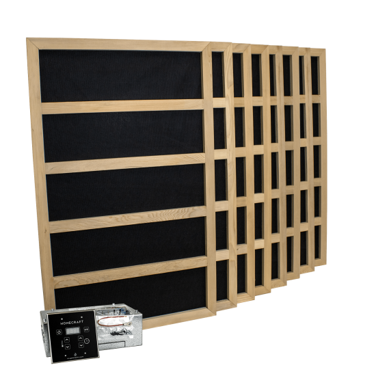 Infrared Sauna Heater Package - Digital Controller - 2400 WATT - 240VAC