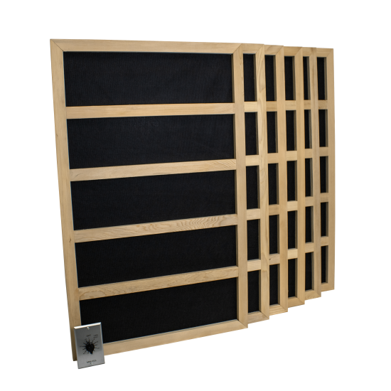Infrared Sauna Heater Package with Mechanical Timer - 1800 WATT-240VAC