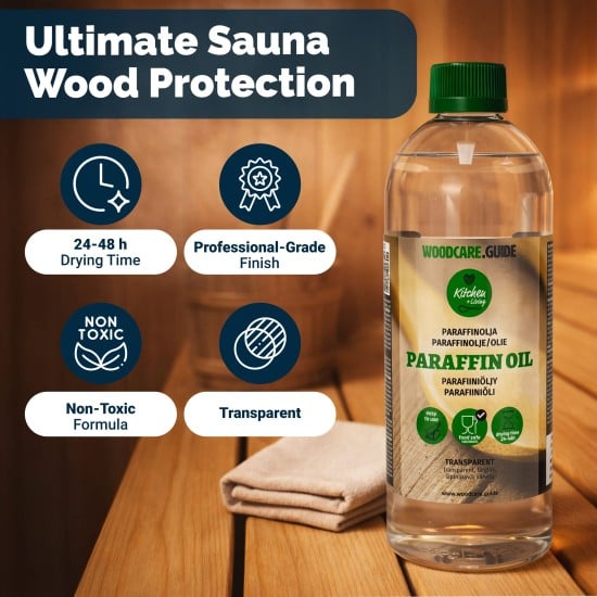 Sauna Paraffin Oil - 1L Sauna Sealant