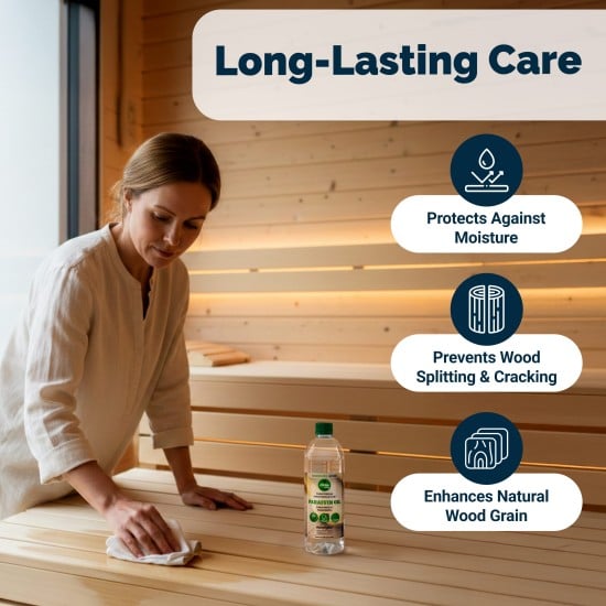 Sauna Paraffin Oil - 1L Sauna Sealant