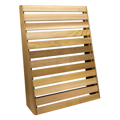 Sauna Backrest Made from Real Cedar