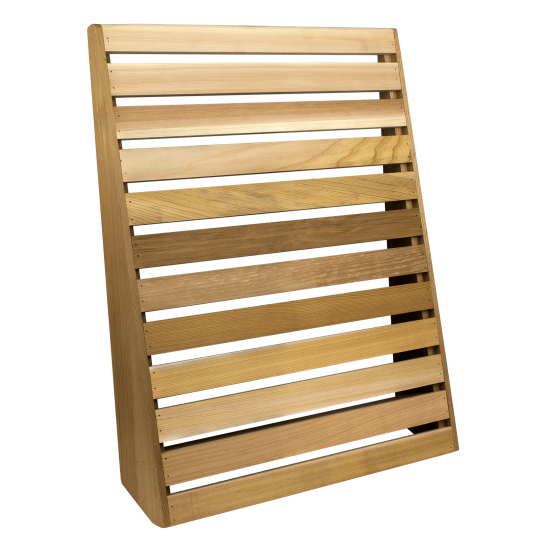 Sauna Backrest Made from Real Cedar