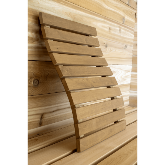 Sauna Backrest Heat-Treated Alder