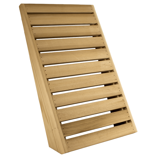 Sauna Backrest Made from Real Cedar