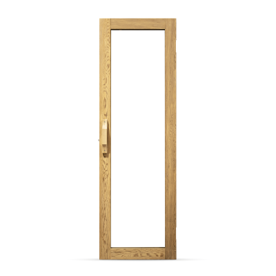 Tempered Glass Red Cedar Sauna Door