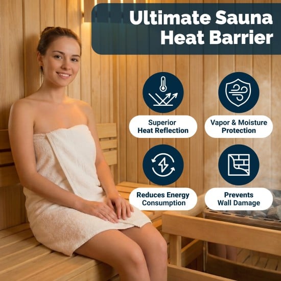 Sauna Heat Foil-Sauna Aluminum Vapor Foil