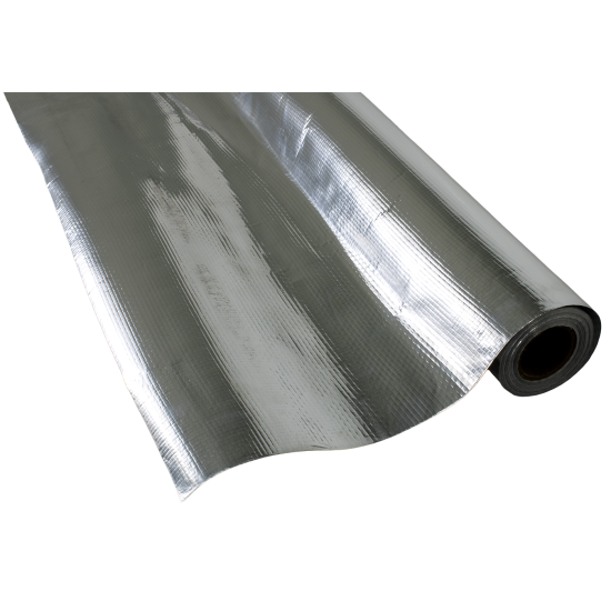 Sauna Aluminum Foil Mesh Tarp Vapor Barrier - 275 Sq Ft