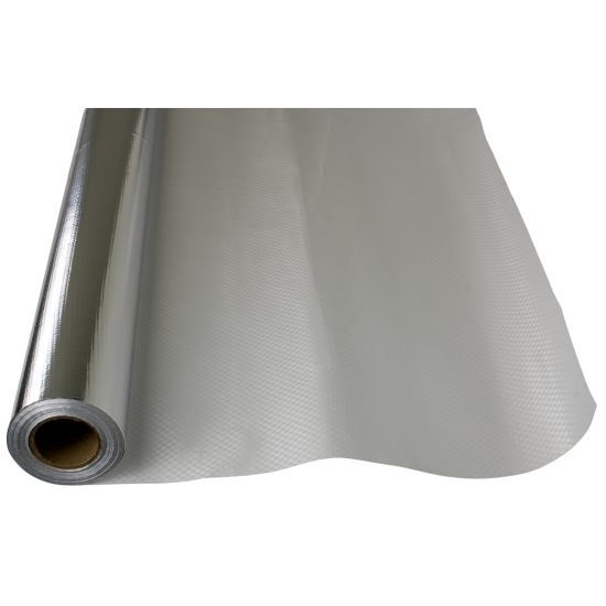 Sauna Aluminum Foil Mesh Tarp Vapor Barrier - 275 Sq Ft