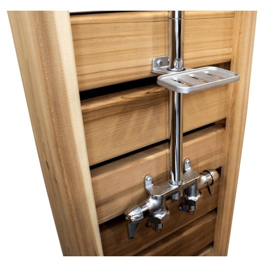 Western Red Cedar Outdoor Shower - Handcrafted In Canada