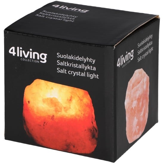 4Living Salt Crystal Candle Holder