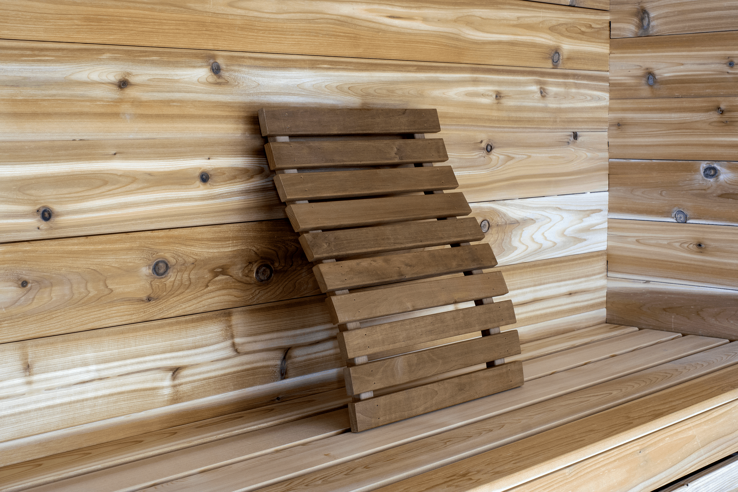 Sauna Backrest Heat-Treated Alder