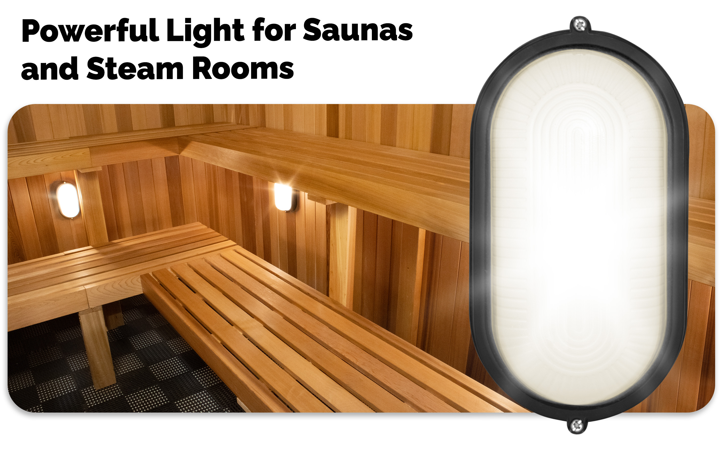 Lampada Per Sauna Antideflagrante 220V - Materiale PP Resistente Al Calore, Per Bagno E Stanze Del Sudore, 3W